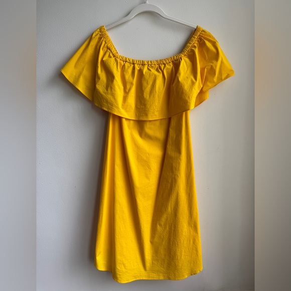 Yellow Off-the-Shoulder Sundress - Picture 2 of 4